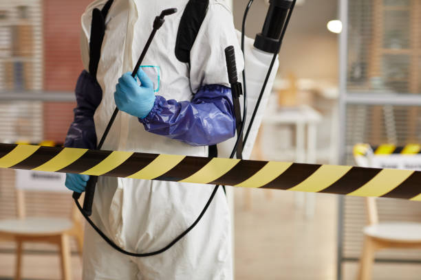 Professional Biohazard Cleanup technician working in Cloverdale, CA